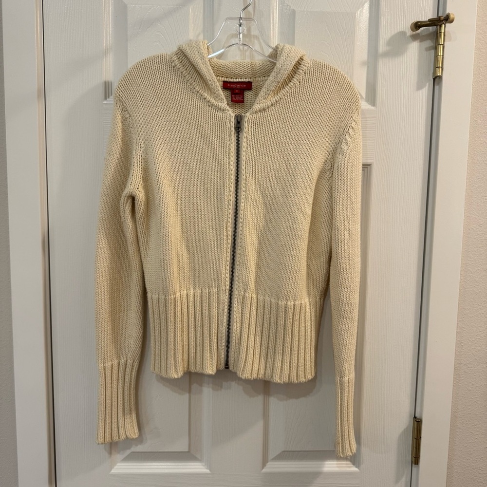 PRICE DROP!🌟 Women’s Sundance Catalog Full Zip Hooded Cardigan - Picture 4 of 15
